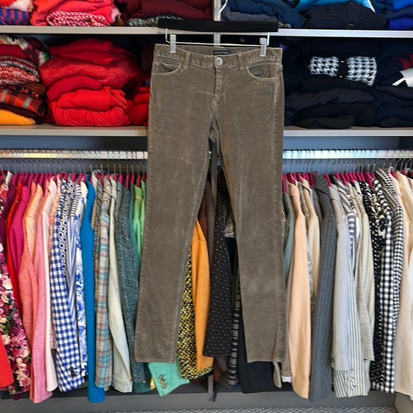 Banana Republic olive corduroy Stretch pants size 27 - Picture 1 of 3